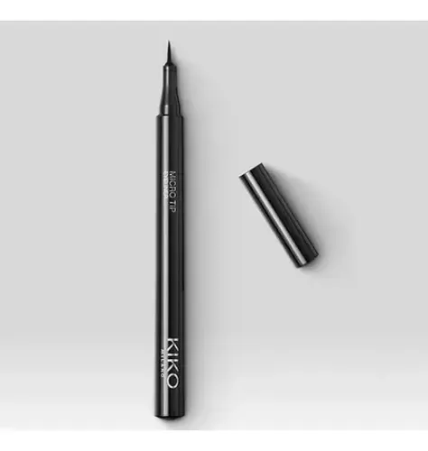 Delineador de Ojos Líquido Kiko Milano Micro Punta Negro Larga Duración