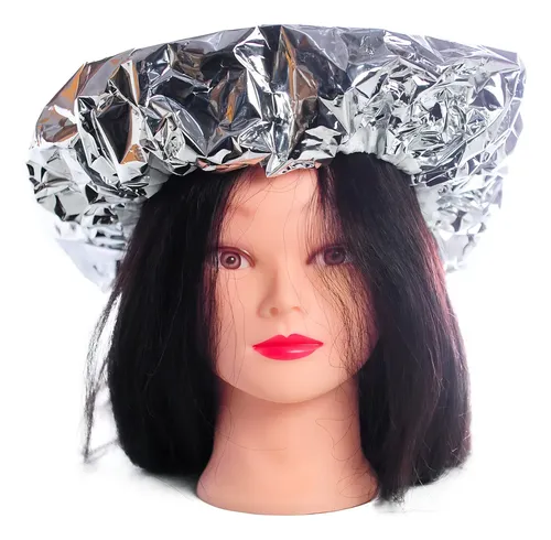 Gorro Térmico Aluminio Tratamientos Capilares Pack X6 Plateado Peluquería