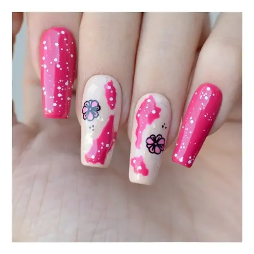 Esmalte Semipermanente Keila Topcoat Diamond #4 con Brillo de 12 mL