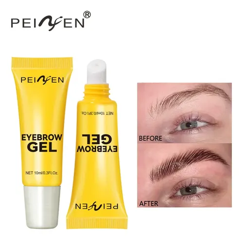 Gel Para Cejas Sin Color, Con Cepillo, Rosa Natural