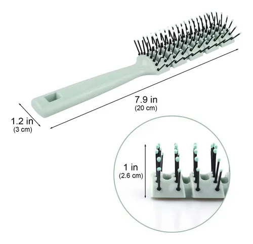 Cepillo De Pelo Bulk Fafortune Fashion Green Para Cabello Ri