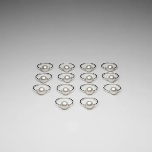 10 Argollitas De 12mm Para Trenza Dije Perla