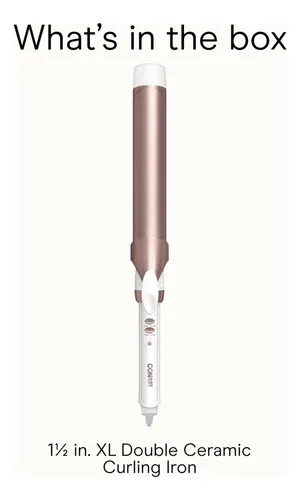 Plancha De Pelo Conair, Doble Cerámica, Barril De 1.5 Pulgad