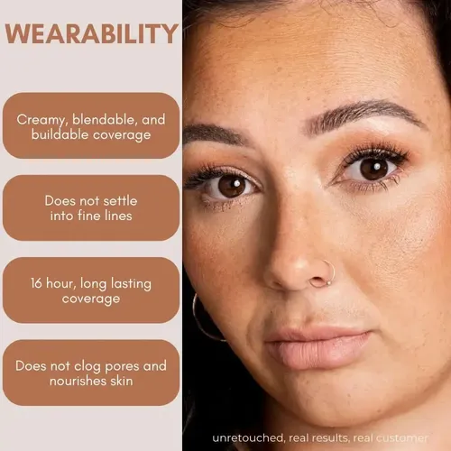 Corrector BaeBlu Orgánico en Crema, Cobertura Completa