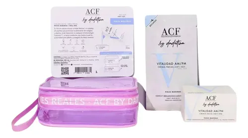 Set Skincare Vitalidad Crema + Recarga + Neceser Acf By Dada