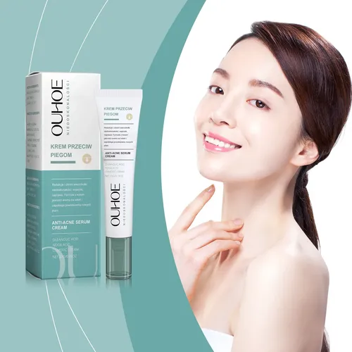Crema De Tratamiento Para El Acné Ouhoe, Suave Y Nutritiva,
