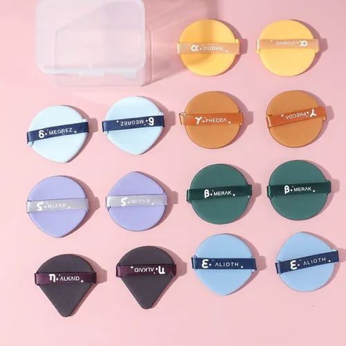 Esponja De Maquillaje 7t – Uso Seco/húmedo Polvo Suelto