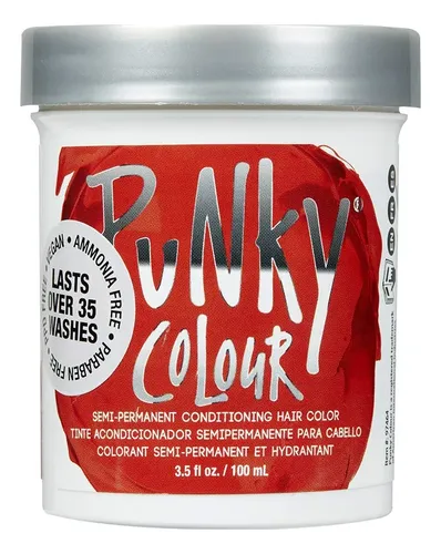 Tinte De Pelo Punky Fire Semipermanente, 100 Ml, Vegano, 25