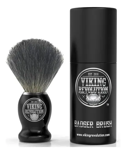 Cepillo De Afeitar De Tejón Viking Revolution, Mango Cómodo