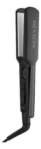 Plancha De Pelo Revlon 220° Placas 4.5 Cm. Recubrimiento Titanio – Negra