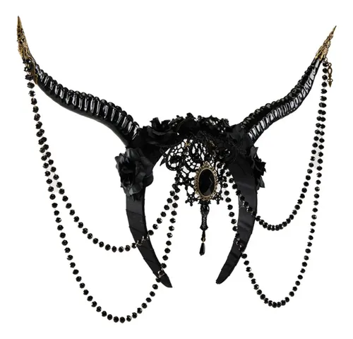 Diadema De Para Mujer, Accesorio Gótico De Antílope,