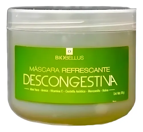 Mascarilla Facial Refrescante Descongestiva Biobellus 250 G