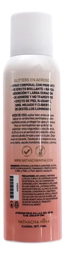 Shimmer Fix Glitter En Aerosol Nathacha Nina