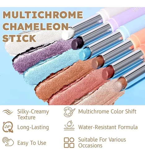 Lápiz Multichrome Glitter Para Ojos U-shinein