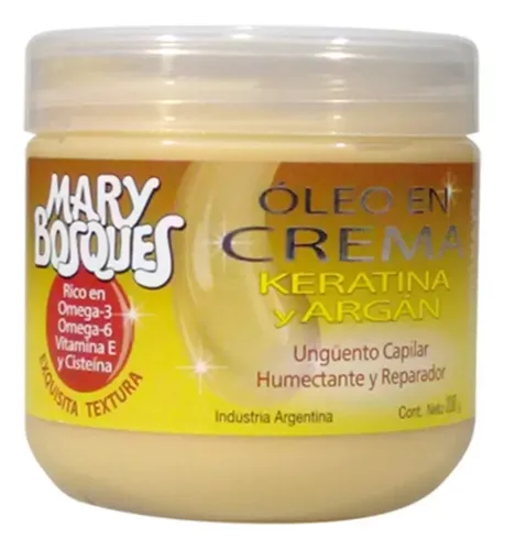 Mary Bosques Oleo En Crema X 200g Keratina Y Argan