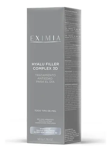 Eximia Hyalu Filler Complex 3d Tratamiento Antiedad Momento de aplicación Día Tipo de piel Todo tipo de piel