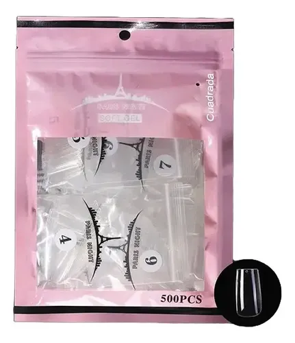 Tips Para Soft Gel Y Press On Paris Night X500 Cuadrada
