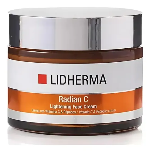 Crema Lightening Face Cream Lidherma Radian C día noche para piel mixta normal seca de 50g