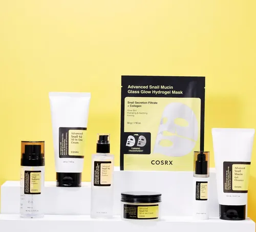 Mascarillas Cosrx Advanced Snail Mucin Glass Glow X3