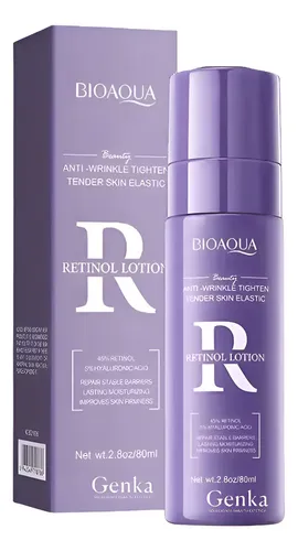 Loción Facial Retinol Antiarrugas 80ml Bioaqua Madura