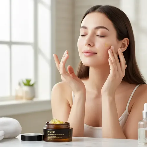 Koec Crema Facial Capsulas Vita C 50% + Niacinamida 5% 50g Todo Tipo De Piel Día/noche
