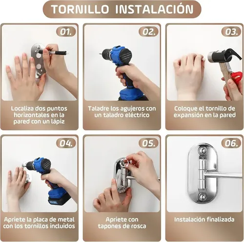 Espejo De Maquillaje De Pared Recargable Con Tricolor Luz