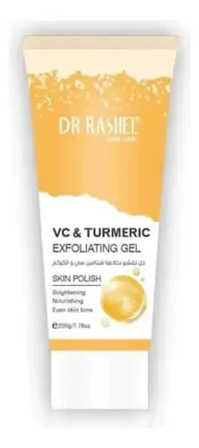 Gel Exfoliante Facial Vitamina C Curcuma 220ml Dr Rashel Normal A Grasa Día/noche