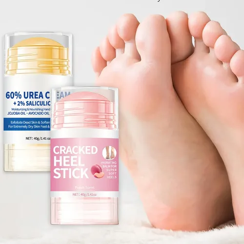 Crema Hidratante Para Pies Con Melocotón Y Urea2pcs
