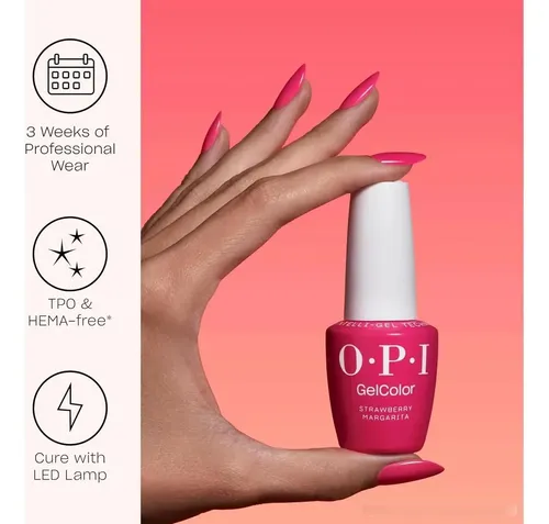 Kit De Esmalte En Gel Opi Iconic Con Base Y Top Coat