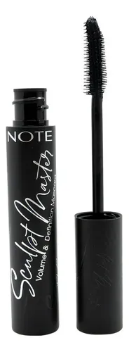 Note Sculpt Master Máscara De Pestañas Volumen Vegana X 8ml Color 01 Black