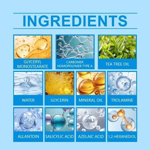 Crema De Cuidado Facial Amz, Suave Y Nutritiva Para El Acné