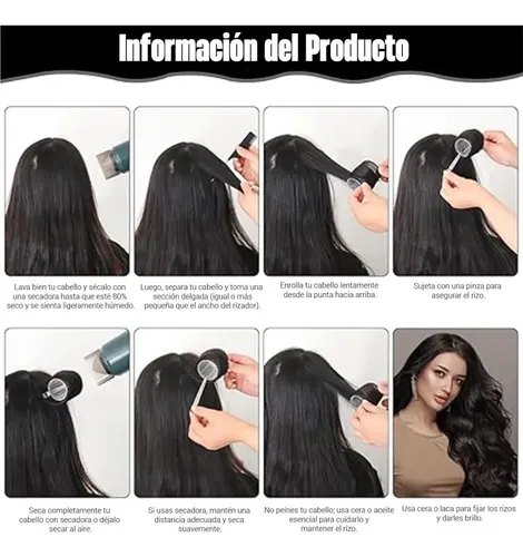Rizadores Autoadhesivos 50u, Cabello Grueso, Varios Tamaños