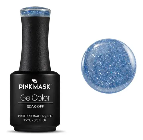 Base Coat Blueberry Jelly Reflective 15ml Pink Mask