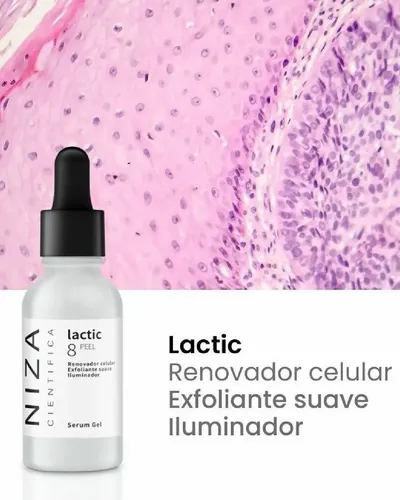 Serum Gel Lactic Con 8% De Acido Láctico 30g Niza Momento De Aplicación Día/noche Tipo De Piel Todo Tipo De Piel