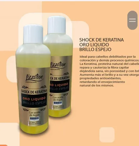 Kit X3 Lizzotoon Alisado+shock Keratina+botox Capilar