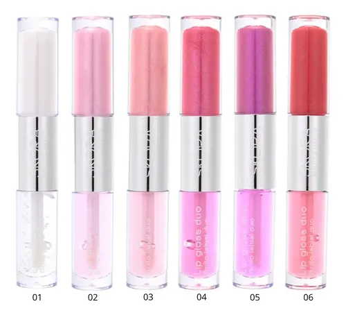 Brillo Labial Duo Lip Gloss Skora Glow Vibes Con Aplicador