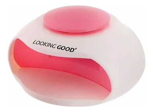 Cabina Led Uv Aire Para Secado De Esmaltes Comunes Uñas Color Rosa
