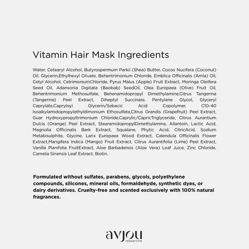 Mascarilla Capilar Avjou Researche Vitamina Redensyl 180 Ml