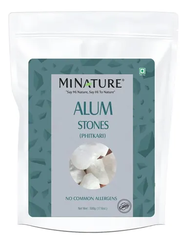 Piedra De Alumbre Potásico 500 G, Bloque Puro Natural