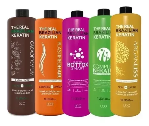 Combo Alisados Profesional Keratina Botox The Real Brazilian