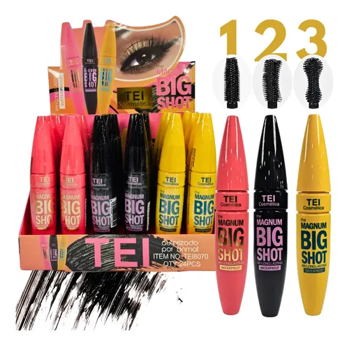 Rimel Mascara Para Pestañas Tei Big Shot Make Up Waterproof