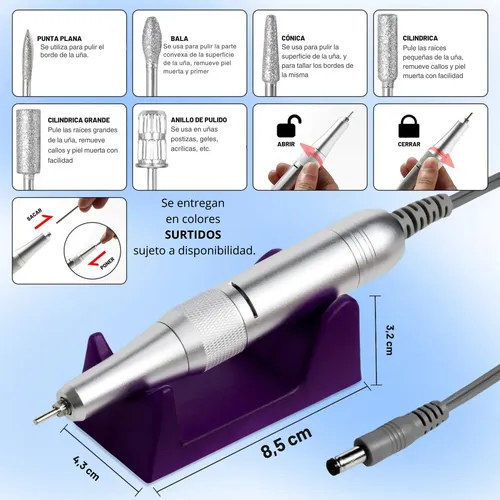 Kit Inicial X 15u Tejar Manicuria Esmalte Semi Cabina Torno