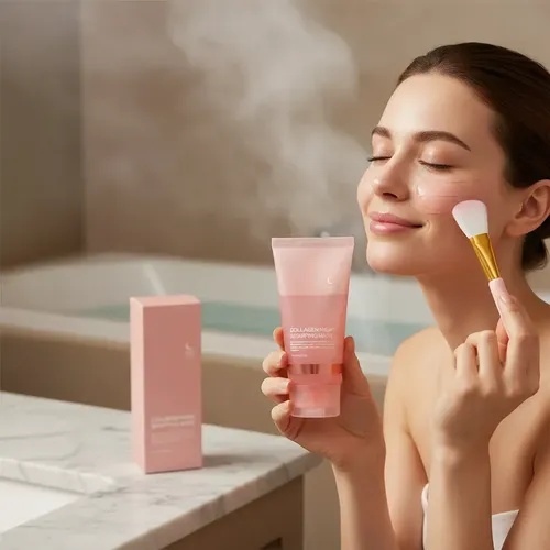 2 Mascarillas Faciales Colágeno Hidrolizado Hidratante 75ml