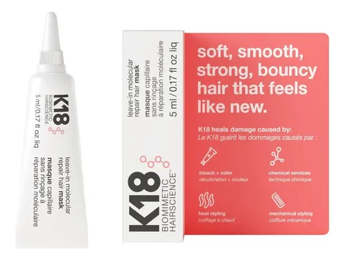 Mascarilla Capilar Molecular K18 Repair Hair Mask 5ml