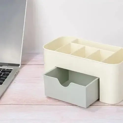 Organizador Maquillaje Cajon Mesa Manicuria Cosmetica