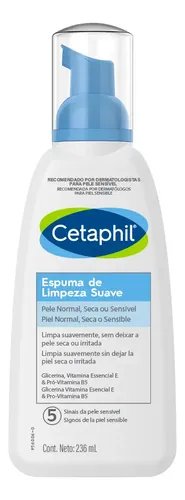 Cetaphil Espuma De Limpieza Facal Suave 236ml
