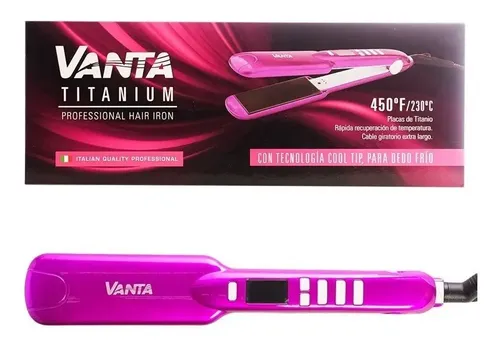 Plancha Pelo Vanta Titanium Profesional Titanio 230°C Violeta