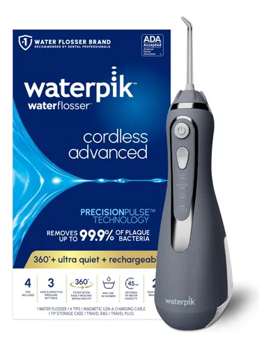 Hilo Dental Waterpik Cordless Advanced Wp-587, Gris Gris