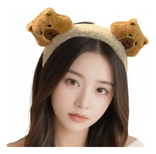 Vincha Capibara Peluche Skinker Make Up Deco Pelo Lfme