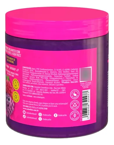 Salon Line To De Cacho Kids Gelatina Activador Rulos Uva 3c